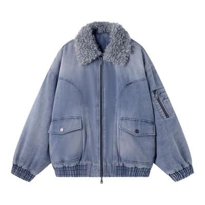 BJHG卡哈特毛领做旧工装棉服