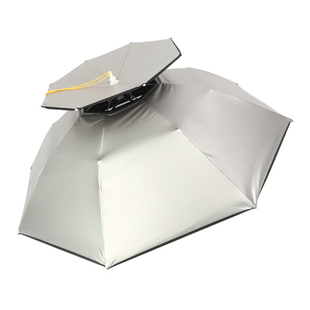 伞帽头戴伞大号折叠钓鱼雨伞遮阳伞垂钓头戴式雨帽防晒帽子伞防晒