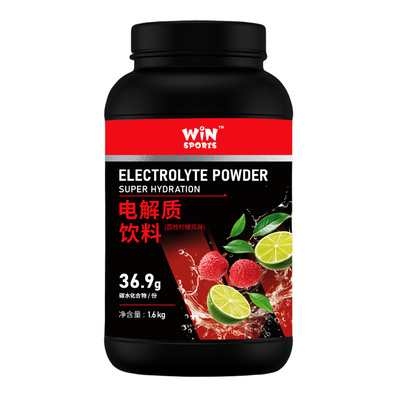WiNSPORTS电解质能量粉(荔枝柠檬风味)1.6kg/罐