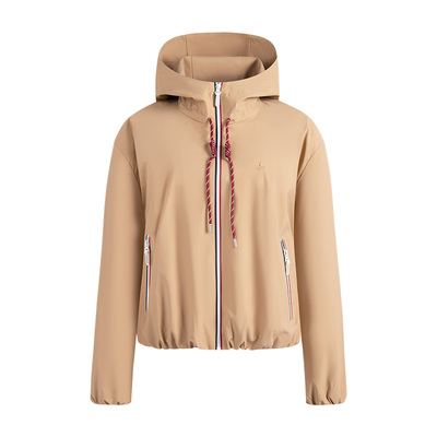 [三防]Navigare意大利小帆船春季连帽夹克女士休闲设计感短款外套