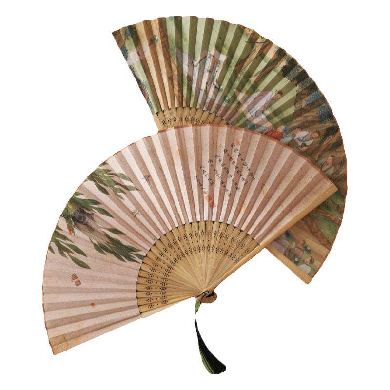 南京博物馆文创礼物金陵八家樊圻折扇礼盒国风创意同学老师友人礼