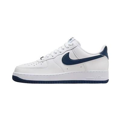 耐克/Nike Air Force 1 低帮男鞋经典白蓝休闲耐磨板鞋FJ4146-104