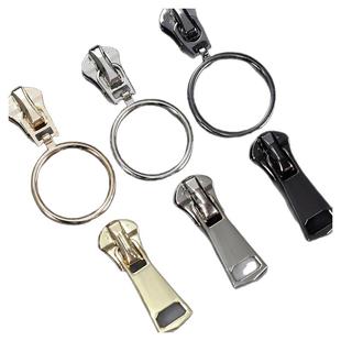 可拆卸金属拉链头修复羽绒衣服箱包拉片3号5号8号通用拉锁头配件