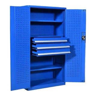 重型五金工具柜子车间用铁皮柜多功能抽屉柜汽修工厂双开门收纳柜
