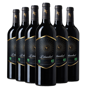 法国翡马金酿有机干红葡萄酒进口红酒果香浓郁入口丝滑6支整箱装