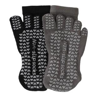 瑜伽袜防滑袜专业女五指袜中筒普拉提袜子室内运动健身分趾袜夏季