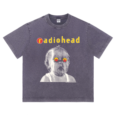 短袖短袖Radiohead潮牌摇滚乐队