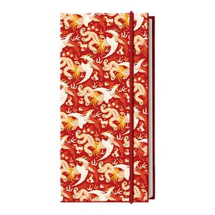 飞乐鸟国风水彩涂色线稿风琴本 故宫敦煌三星堆减压折页填色本