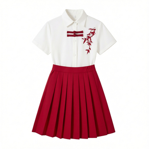 六一儿童合唱演出服国风小学生爱国诗歌朗诵表演服幼儿园班服套装