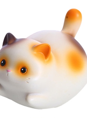 猫咪摆件办公桌面可爱摇摇乐小猫