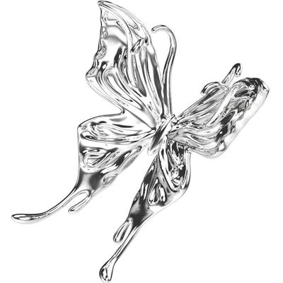 YVMIN尤目液态蝴蝶银耳钉耳夹