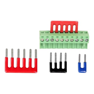 PCB线路板短路片2位端子插针短接条5mm/10mm/15mm插拔隔位短接条