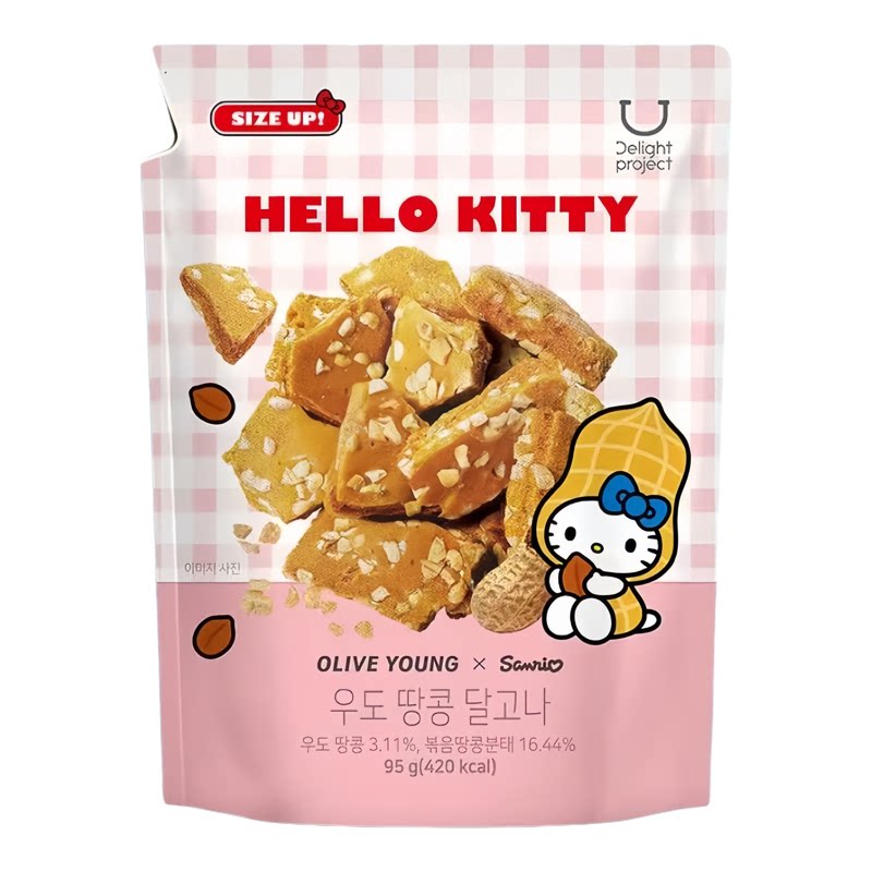 OliveYoung三丽鸥联名贝果片