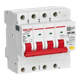 德力西D型DZ47SLES空开漏电保护器开关2P断路器380v家用220v 漏保