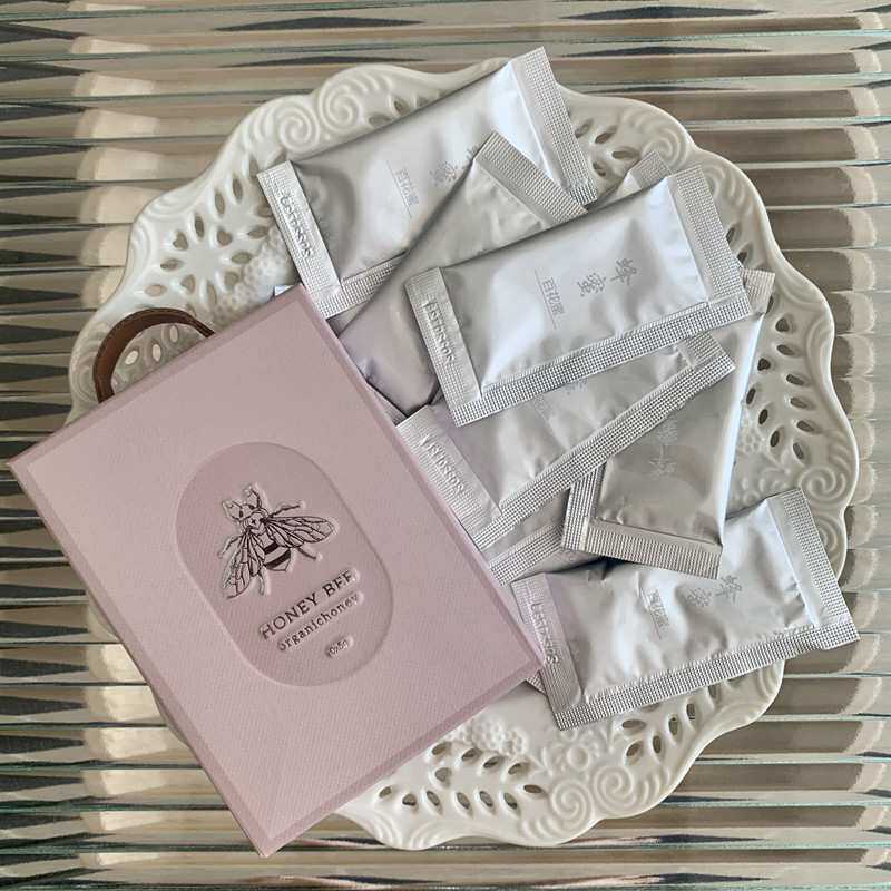 手提袋式样婚礼宴会喜蜜礼品百花复古蜜创意蜂蜜手提箱