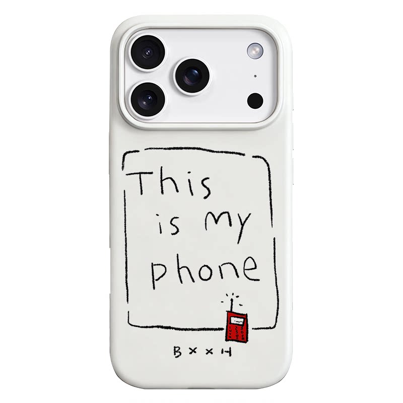简约thisismyphone菲林手机壳