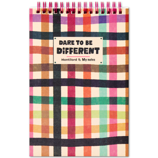『Montilord』厚上翻线圈本A6A5分栏格个性记录加厚护眼高效简约防水平摊顺滑笔记本好性价比美式中线轻便ins