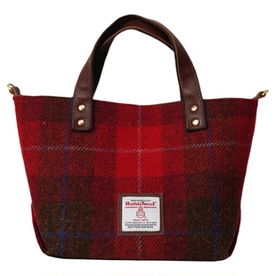 harris tweed哈里斯折叠手拎包手工通勤托特包小众简约便携手提包