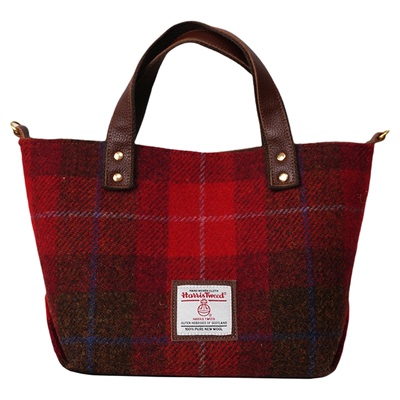 harristweed哈里斯折叠手拎包