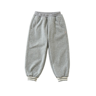 soyo舍予良仓「加绒加厚」儿童运动裤冬季新款卫裤男女童保暖裤子