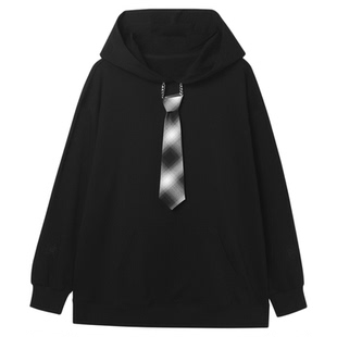 鸟撤柜女装  正品剪牌青仓 L197长袖连帽卫衣