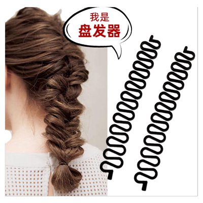 慵懒风鱼骨辫编发神器后脑勺