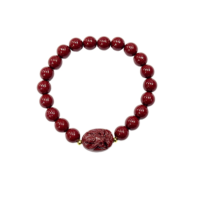 2026属马本命年朱砂手串男正品