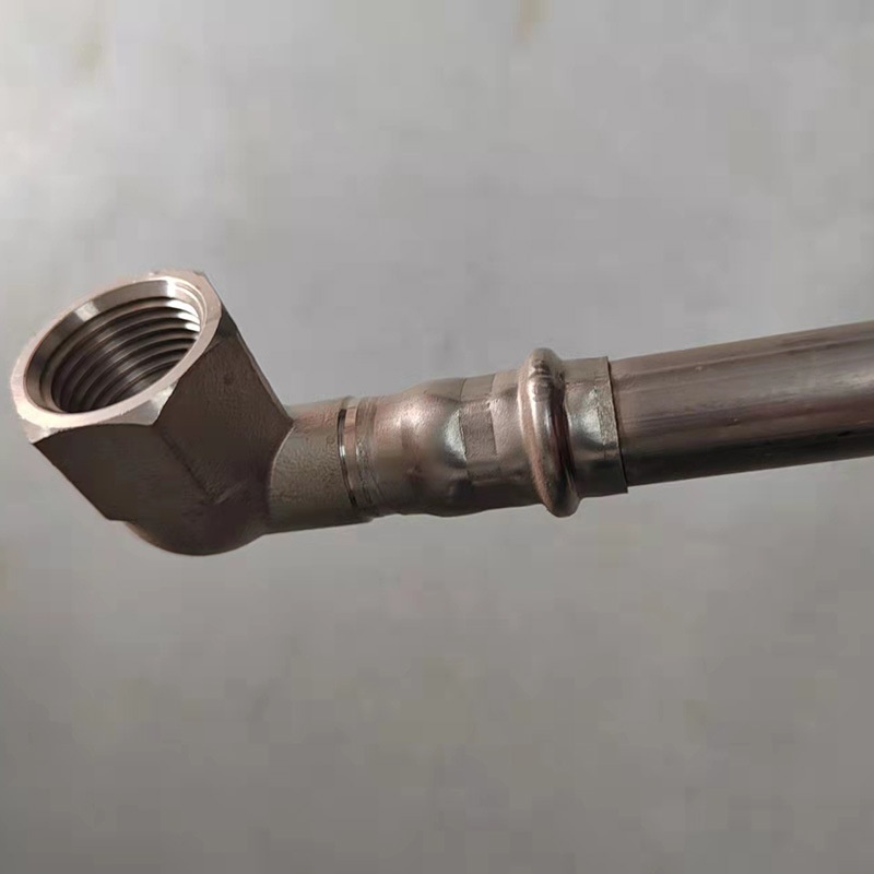 304304L316L双卡压薄壁不锈钢圆管给水排水直饮水卡压式管件阀门