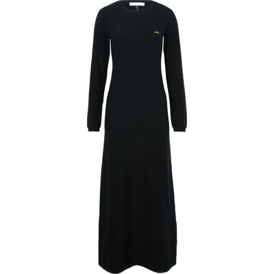 【折扣】Bella Freud女棉质混纺针织连衣裙小黑裙