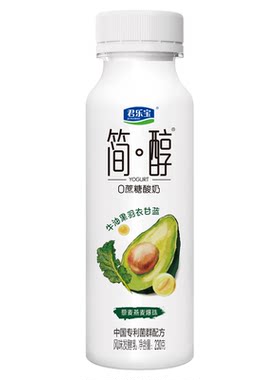 君乐宝简醇0添加蔗糖酸奶230g瓶