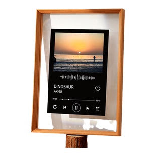 亚克力双面透明相框摆台6寸7演唱会门票展示纪念画框邮票票根装裱