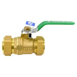 秀辉加厚全铜1620等径铝塑管球阀1216管地暖开关双卡套球阀暖气