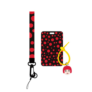 原创设计手机壳挂绳挂脖手腕草间弥生吊牌卡套工牌校园卡挂绳