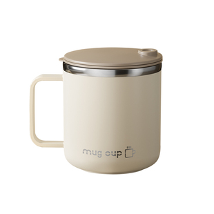 不锈钢马克杯带盖家用喝水杯办公室男女生咖啡杯高颜值泡茶杯茶缸