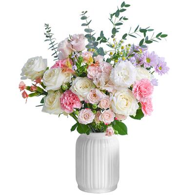 悦多彩每周一花百合玫瑰向日葵