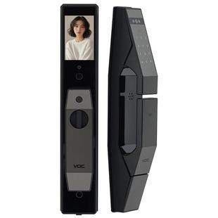 VOC智能门锁T10Plus＋人脸识别家用可视门铃带监控指纹锁电子锁