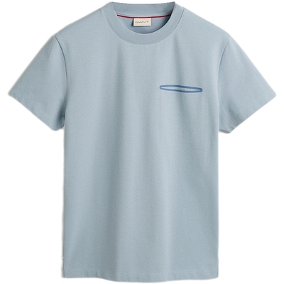 GANT/甘特夏男士纯色圆领短袖T恤