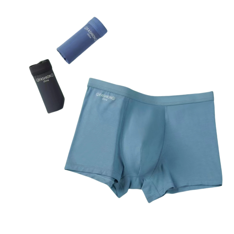 特价杜比骑士三条四条装男士舒适时尚木代尔纯棉印花平角四角内裤