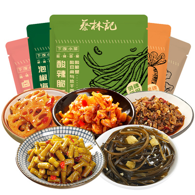 蔡林记小菜组合小包装酸豆角萝卜