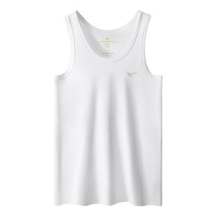 七匹狼男士背心纯棉老年人打底汗衫全棉抗菌男式内穿吸汗老头衫夏