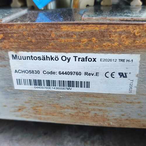 【请询价】穆恩托施科Trafox电抗器型号ACHO5830Code