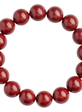 2026年马朱砂手串素圈手链男女款