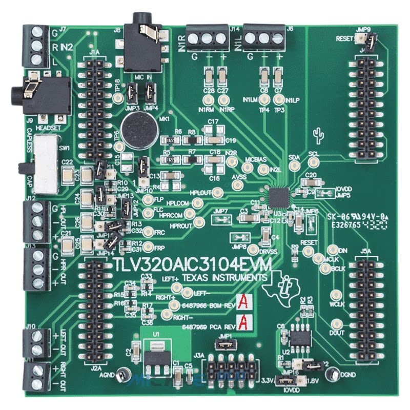 TITLV320AIC3104EVM-K开发板