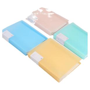 杰利a5资料册学生插页文件夹多层20/30/40/60内页加厚孕检报告单检查单收纳册小a5儿童奖状画册琴谱夹册定制