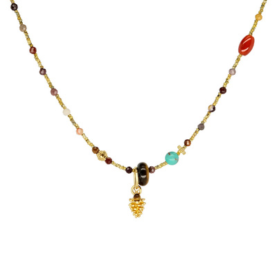 LAZY CIRCLES点点松果乐项链女复古原创设计日常新年女朋友礼物