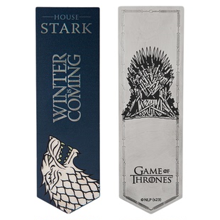 Cinereplicas正版权力的游戏周边坦格利安史塔克家族徽章金属书签