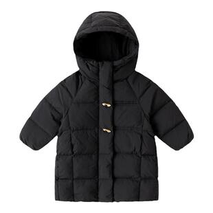 嘟嘟家儿童羽绒服中长款冬季加厚宝宝鸭绒外套冬装男童衣服深冬潮