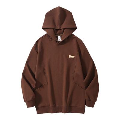 冬季加绒复古卫衣连帽休闲外套