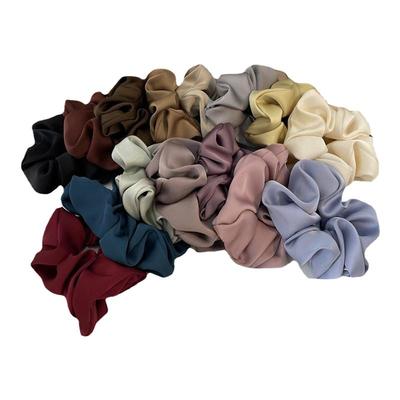 2024高级感缎面大肠发圈韩国气质法式丝绸头绳发绳皮筋发饰