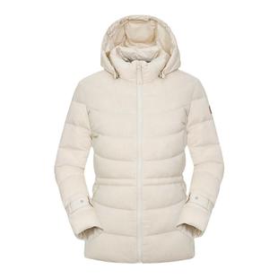 LAFUMA乐飞叶户外24秋冬90%绒子轻量羽绒服女可拆卸帽保暖外套